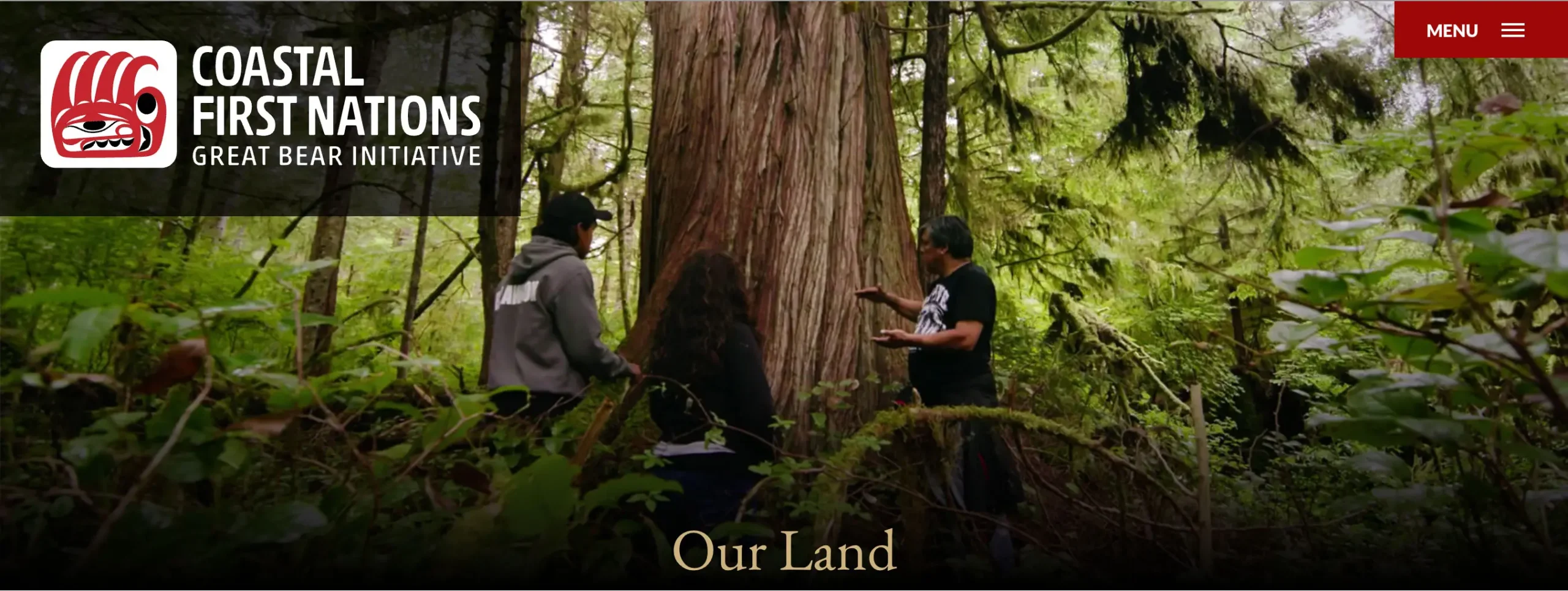 Header from the Our Land page