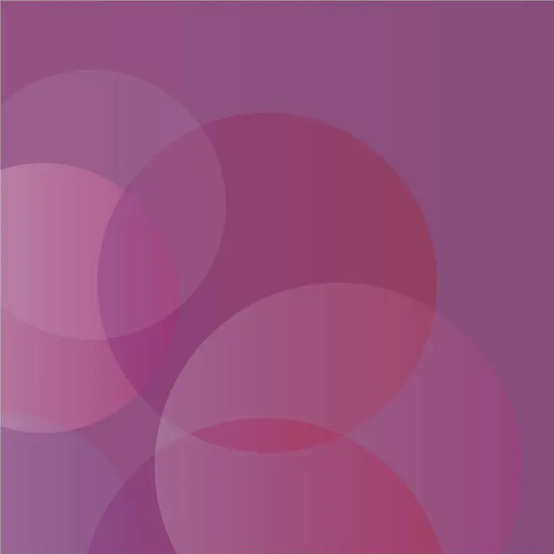 Abstract pink and purple circular pattern for Abdera Therapeutics branding