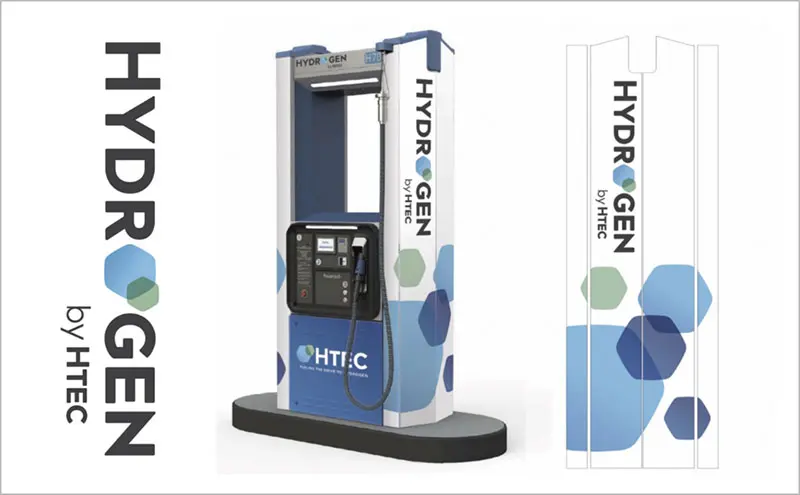 HTEC hydrogen pump exterior wrap design