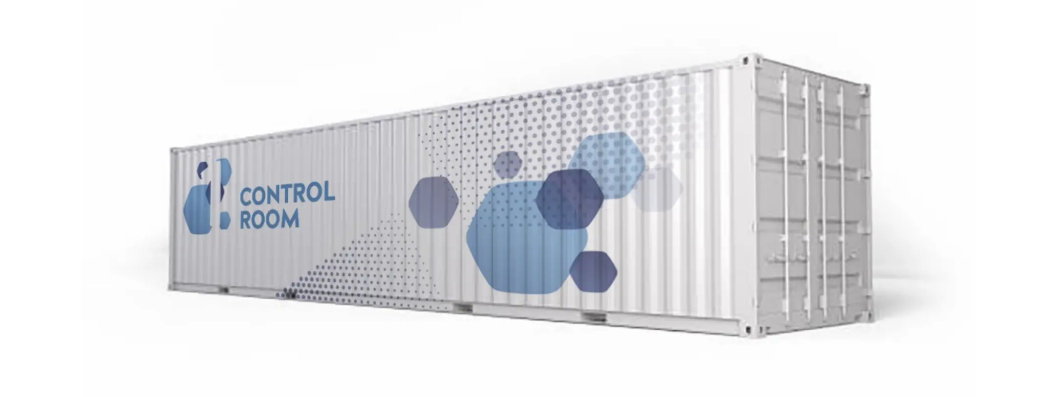 HTEC branded shipping container wrap design