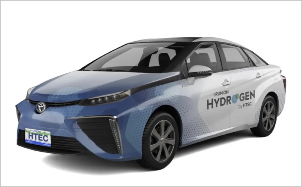 HTEC branded vehicle wrap design