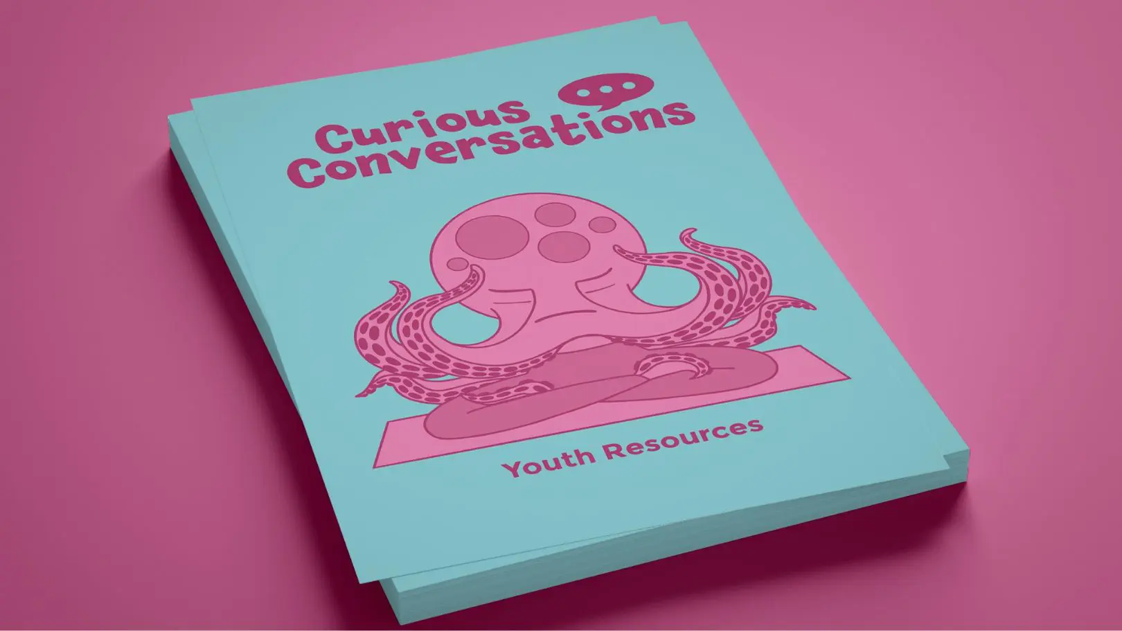 Curious Conversations Youth Resources booklet design